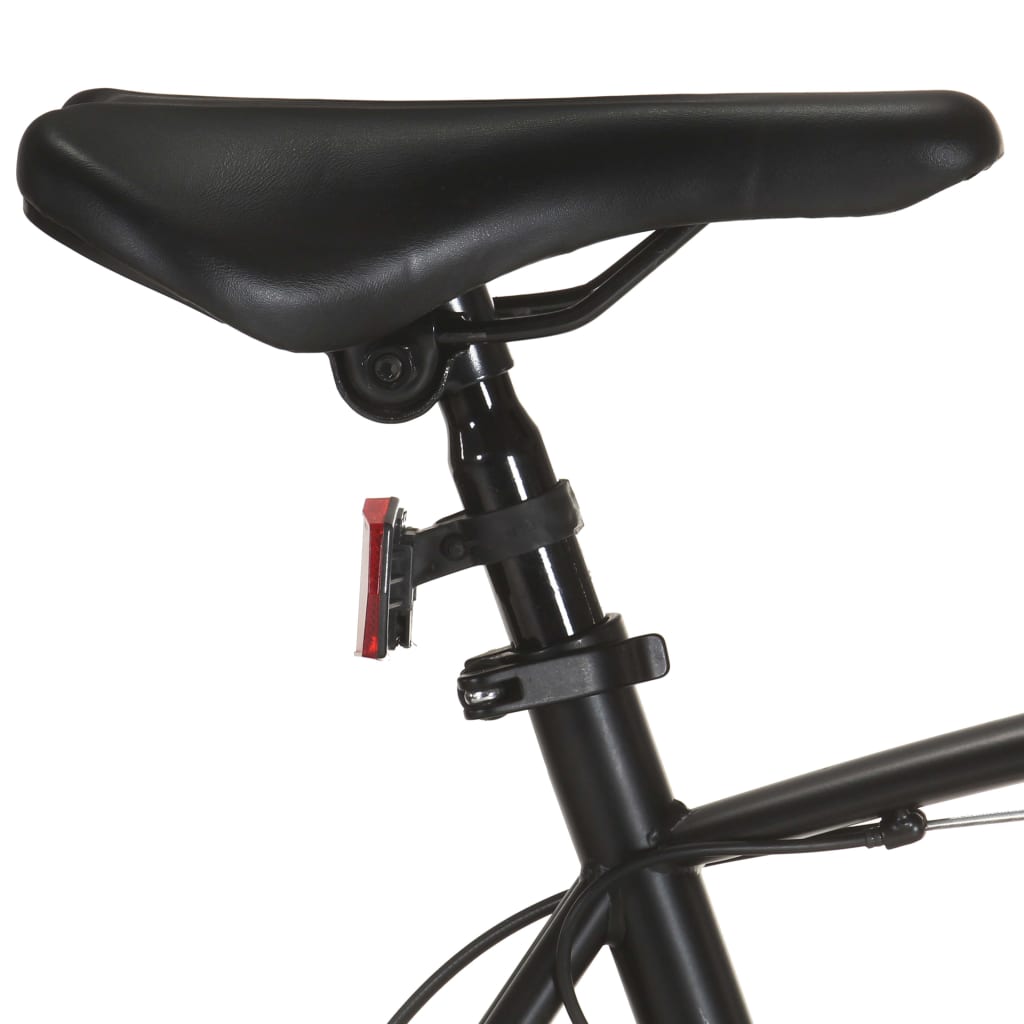 vidaXL Bicicleta de montanha 21 velocidades roda 29" 48 cm preto