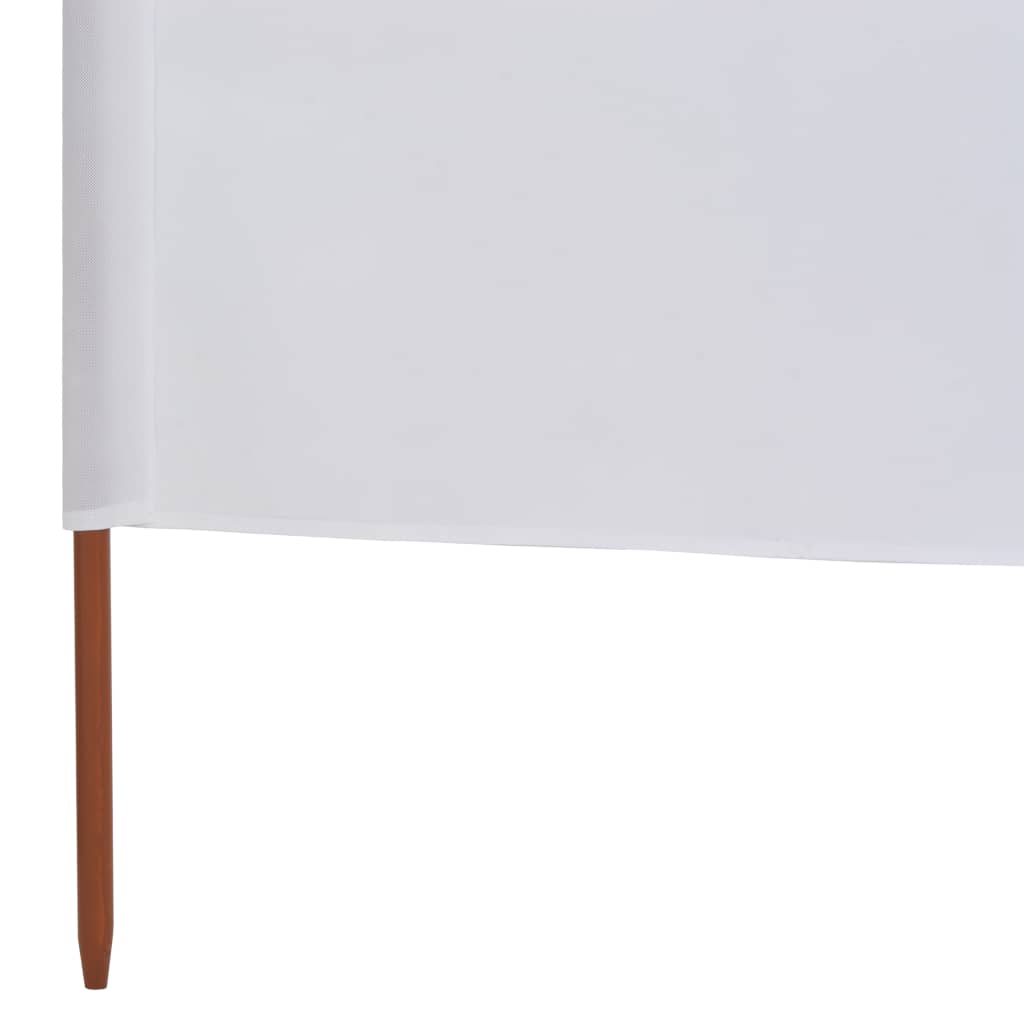 vidaXL Para-vento com 9 painéis em tecido 1200x120 cm cor areia branca