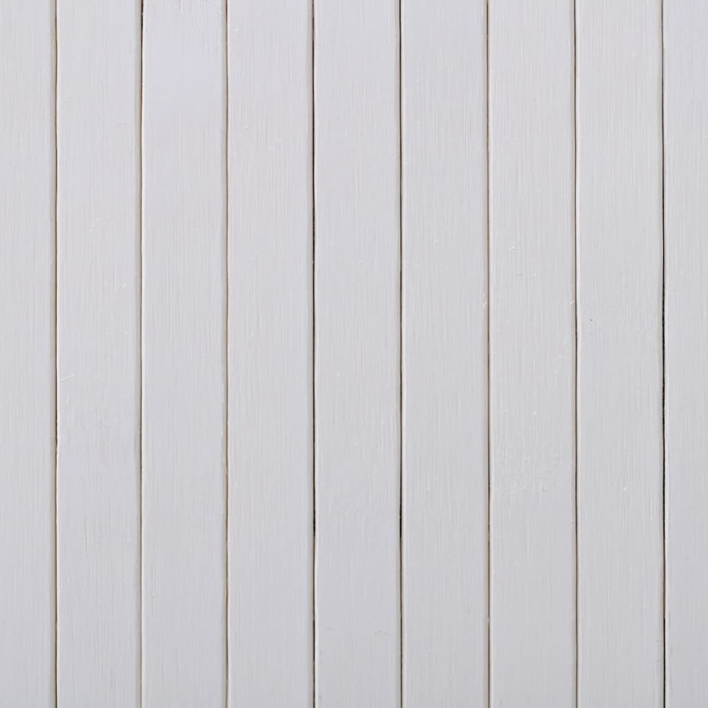 vidaXL Biombo/divisória de sala 250x165 cm bambu branco