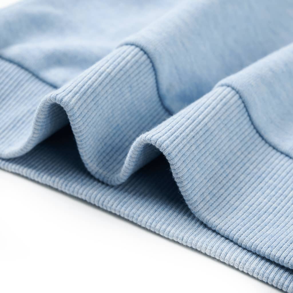Sweatshirt para criança azul-suave mesclado 92