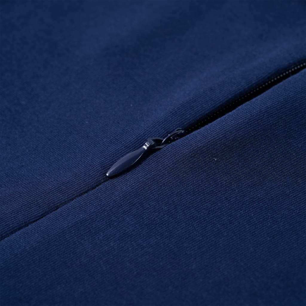 Vestido de manga comprida para criança azul-marinho 92