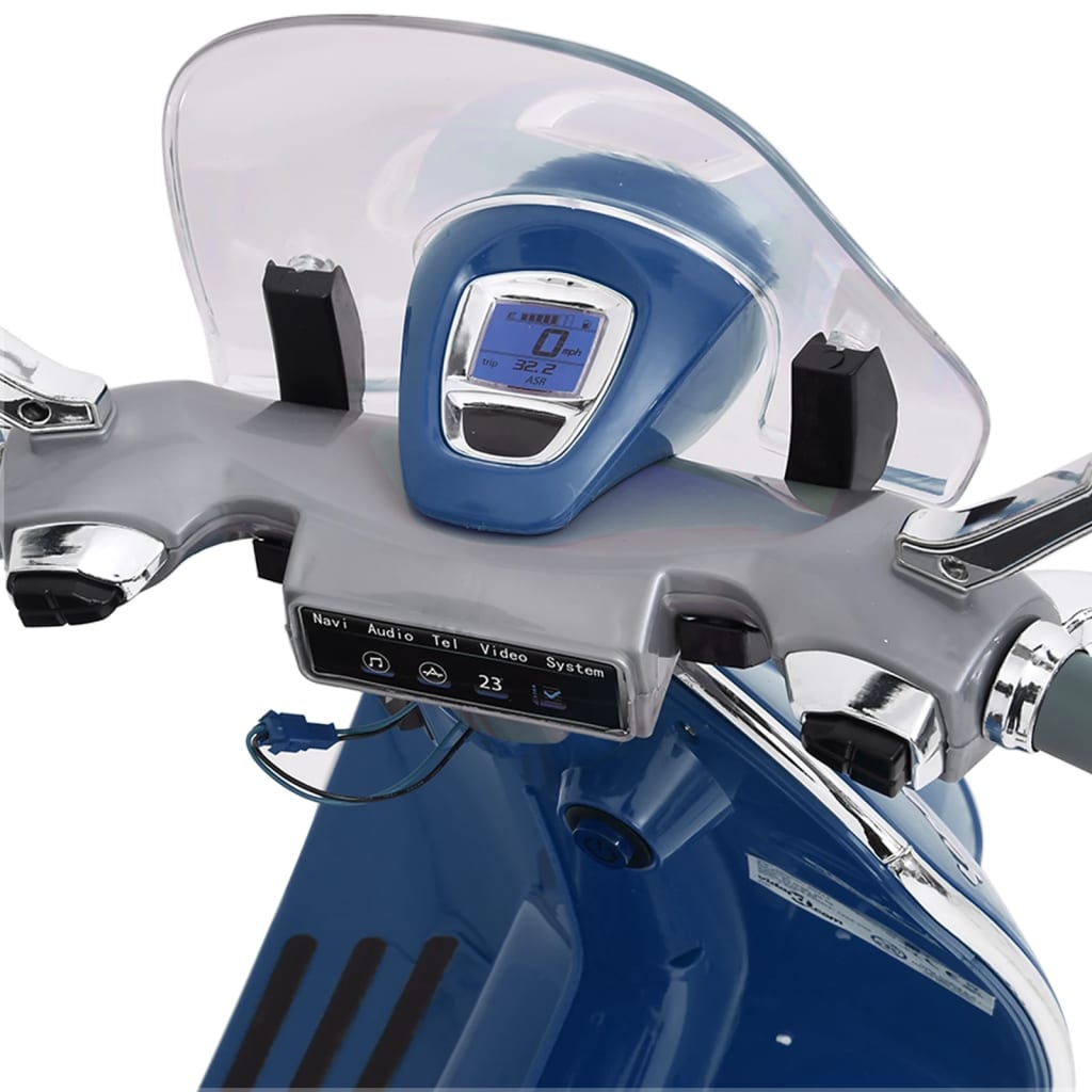 vidaXL Motocicleta elétrica para crianças Vespa GTS300 azul