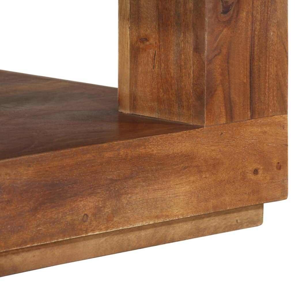vidaXL Mesa de centro 45x45x40 cm madeira de acácia maciça