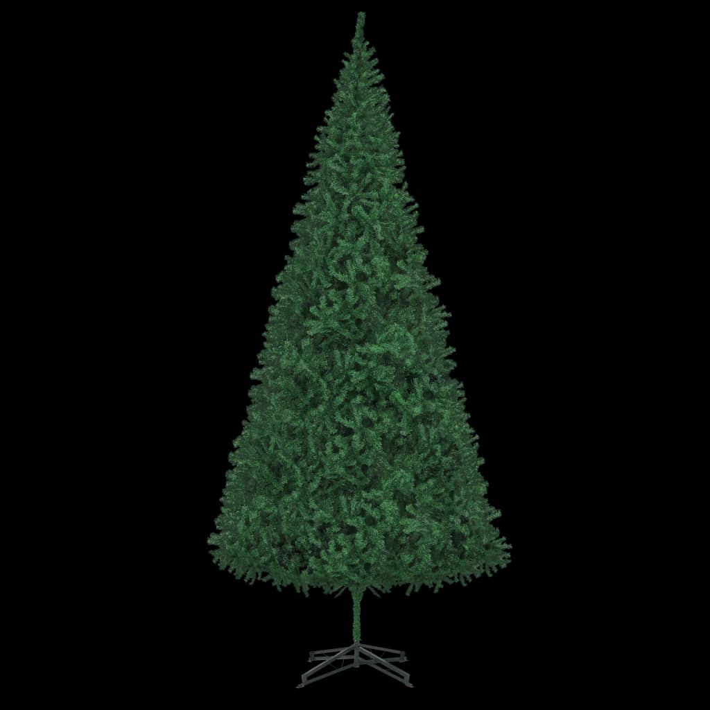 vidaXL Árvore de Natal artificial pré-iluminada 500 cm verde