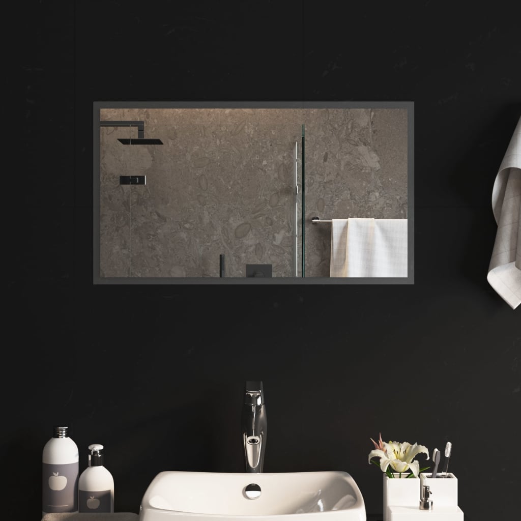 vidaXL Espelho de casa de banho com luzes LED 70x40 cm
