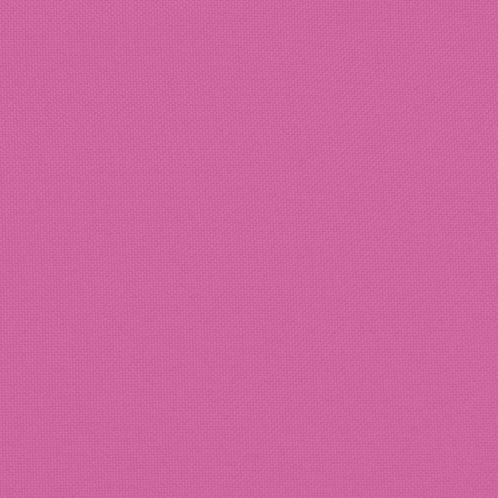 vidaXL Almofadão p/ banco de jardim 150x50x7 cm tecido oxford rosa