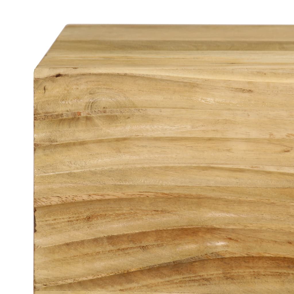 vidaXL Aparador em madeira de mangueira maciça 118x30x70 cm