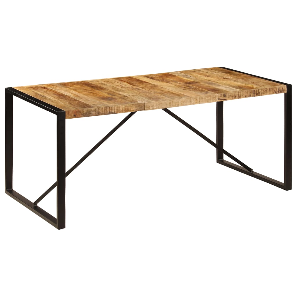 vidaXL Mesa de jantar 180x90x75 cm madeira de magueira maciça