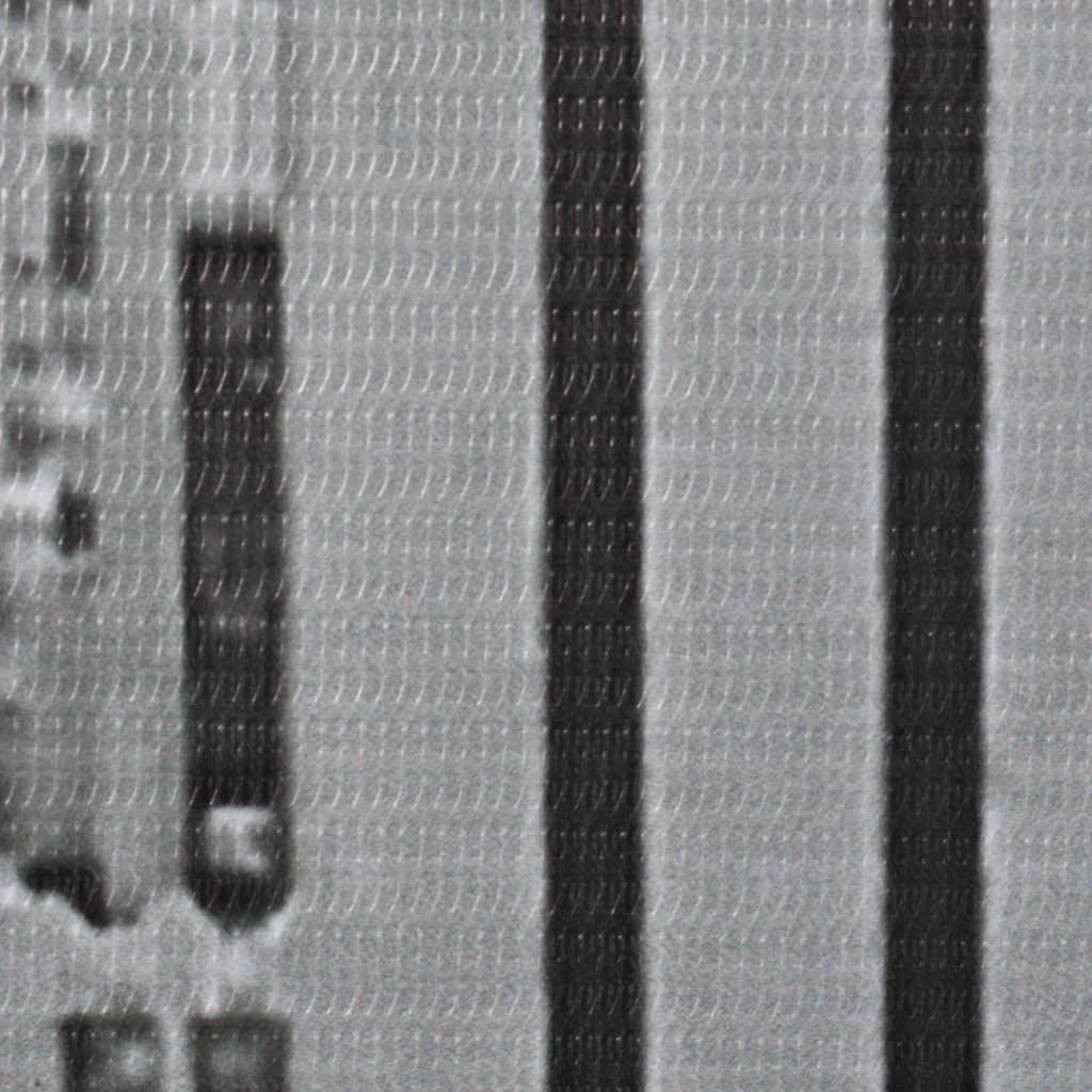 vidaXL Biombo dobrável Nova Iorque de dia 228x170 cm preto e branco