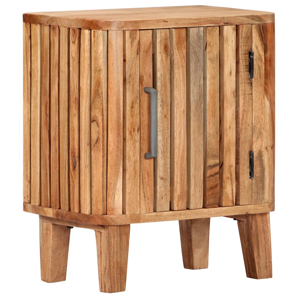 vidaXL Mesa de cabeceira 40x30x50 cm madeira acácia maciça