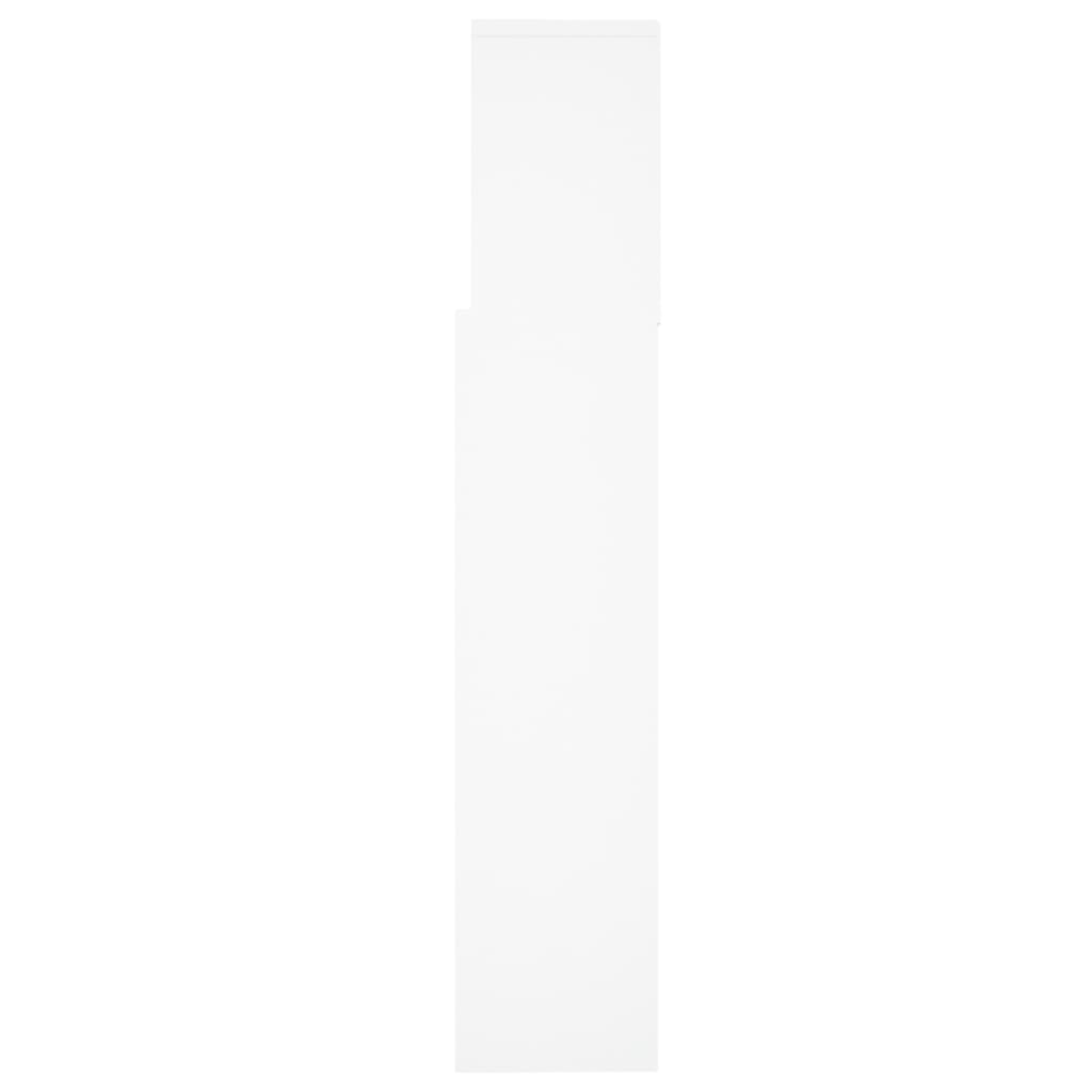 vidaXL Armário de cabeceira 160x19x103,5 cm branco