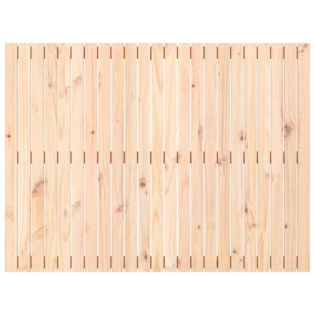vidaXL Cabeceira de parede 146,5x3x110 cm madeira de pinho maciça