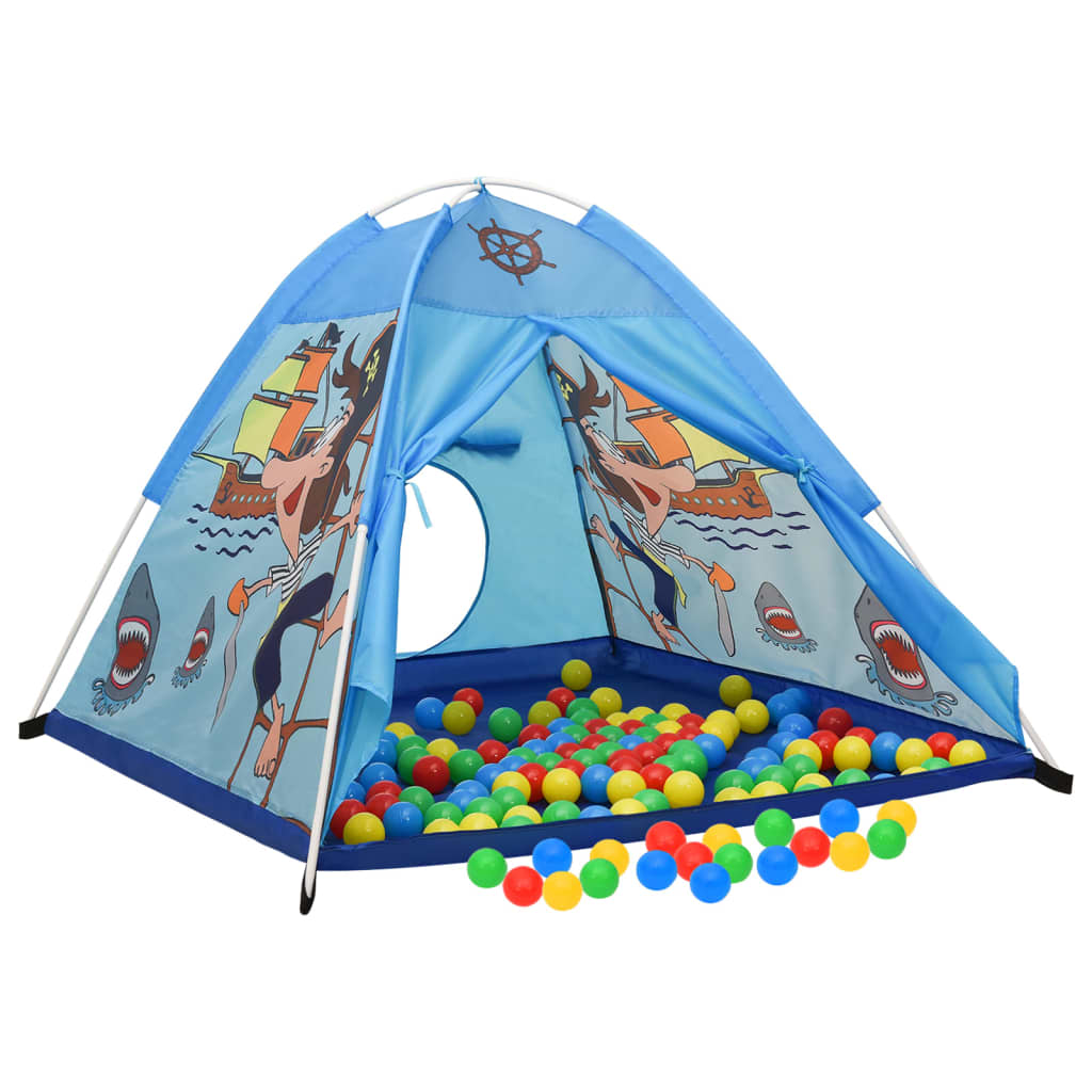 vidaXL Tenda de brincar infantil 120x120x90 cm azul