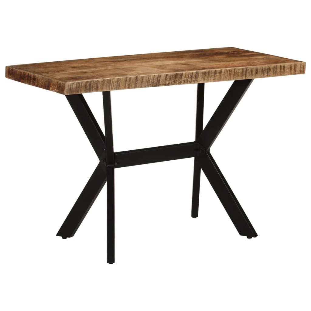 vidaXL Mesa de jantar 110x55x75 cm madeira de mangueira maciça