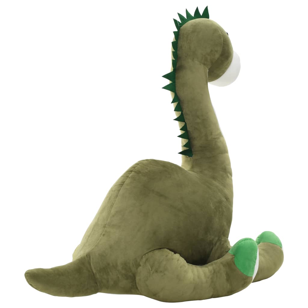vidaXL Dinossauro brontossauro de peluche verde