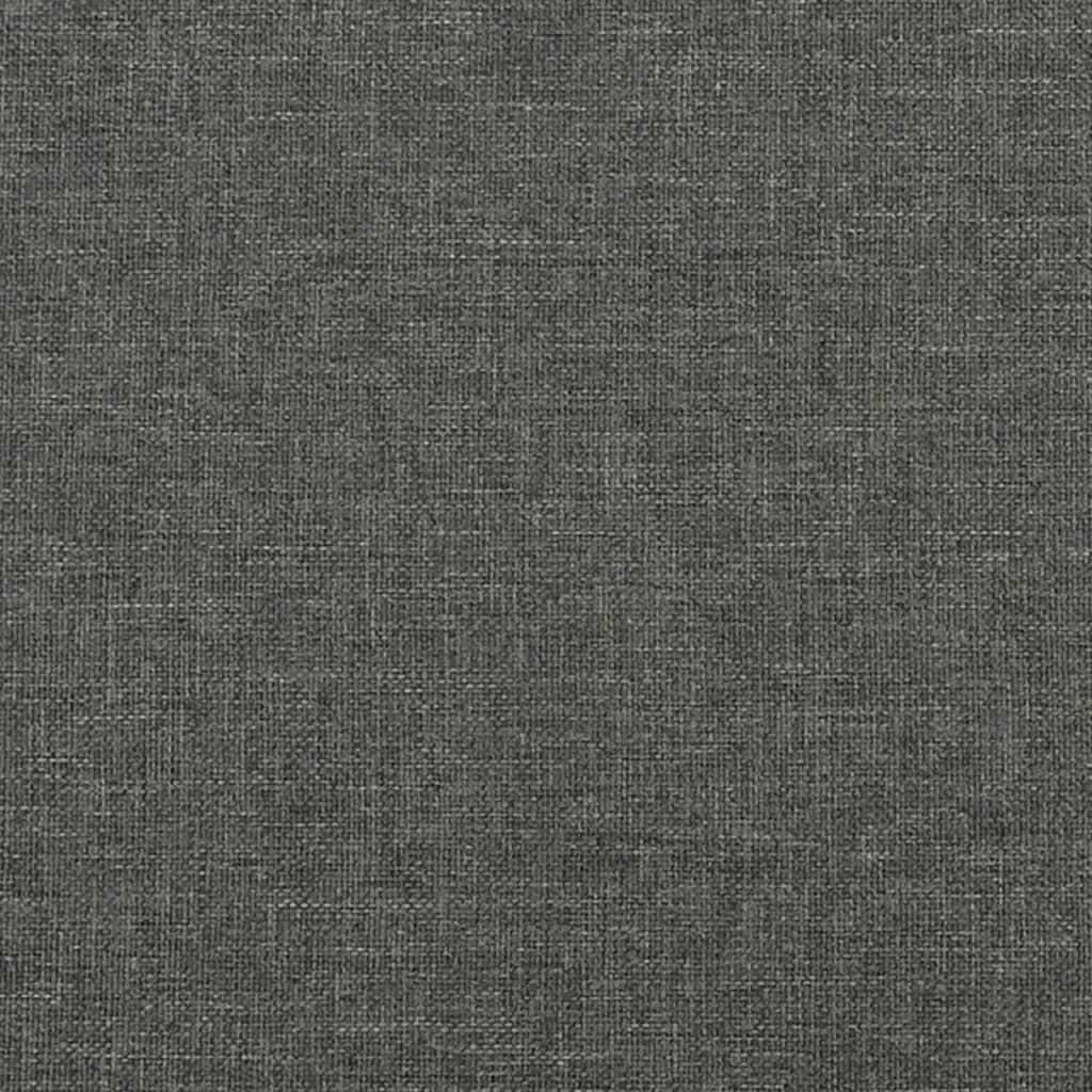 vidaXL Colchão de molas ensacadas 80x200x20 cm tecido cinza-escuro