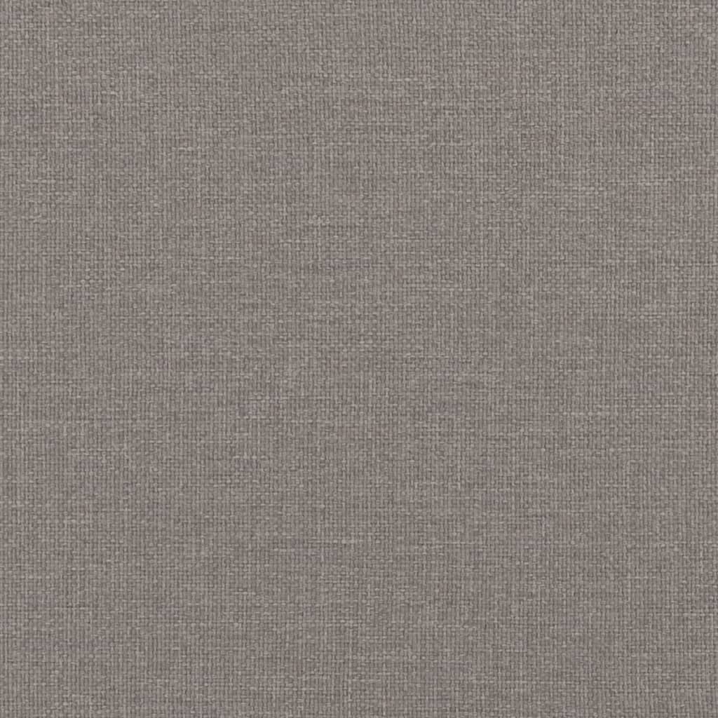 vidaXL Poltrona tecido 60 cm cinzento-acastanhado