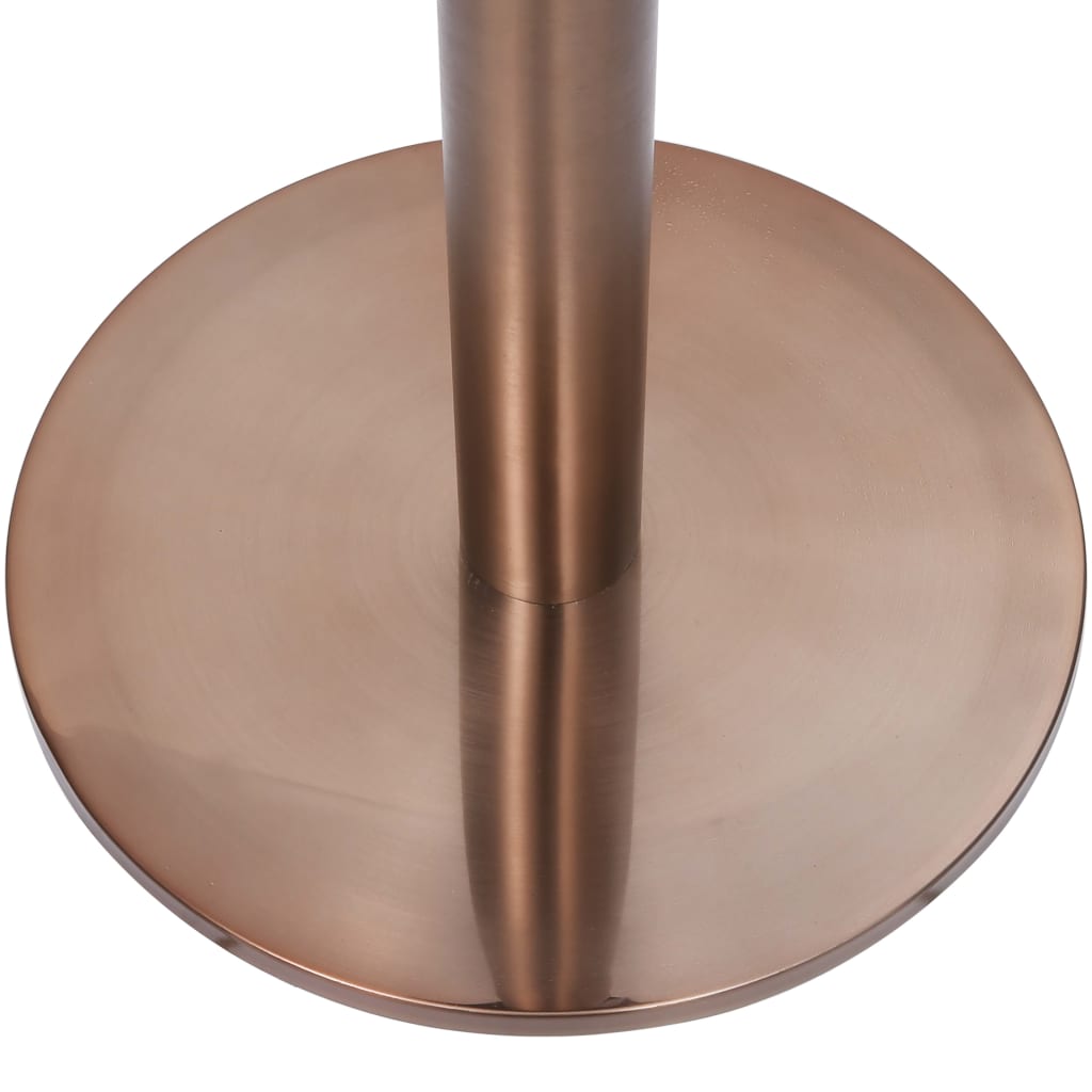 vidaXL Perna para mesa de bistrô Ø45x107 cm aço inoxidável dourado