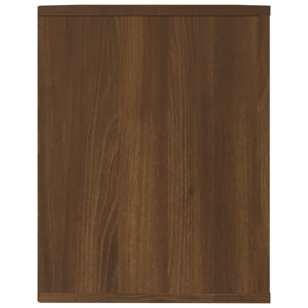 vidaXL Sapateira 75x35x45 cm derivados de madeira carvalho castanho