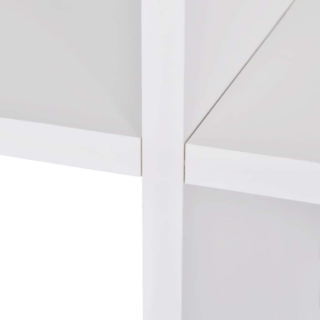 vidaXL Estante escada/prateleira 142 cm branco