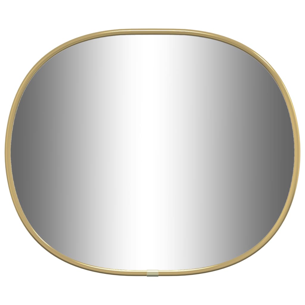 vidaXL Espelho de parede 30x25 cm dourado