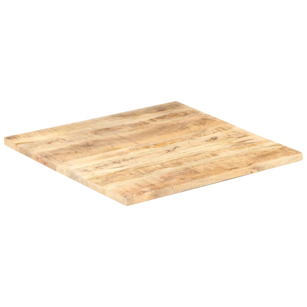 vidaXL Tampo de mesa madeira de mangueira maciça 25-27 mm 60x60 cm