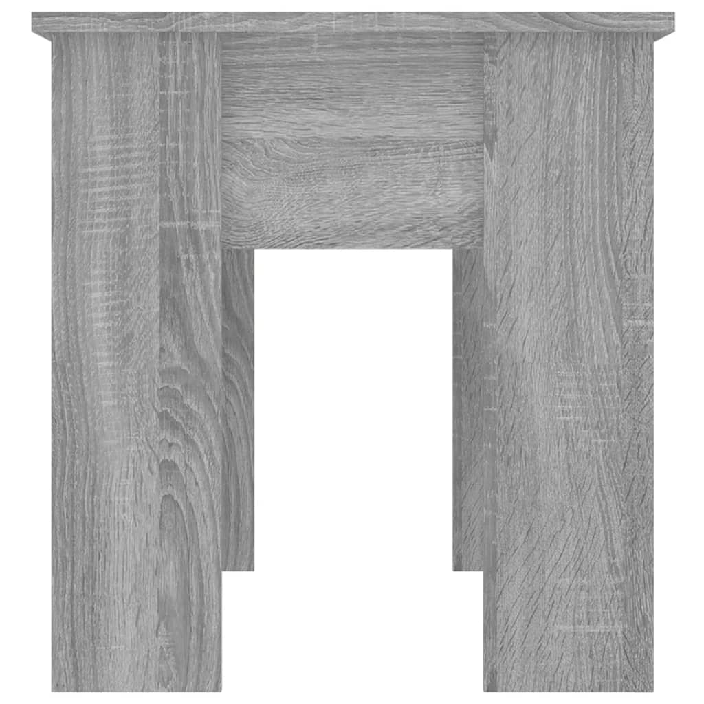 vidaXL Mesa de centro 101x49x52cm derivados de madeira cinzento sonoma