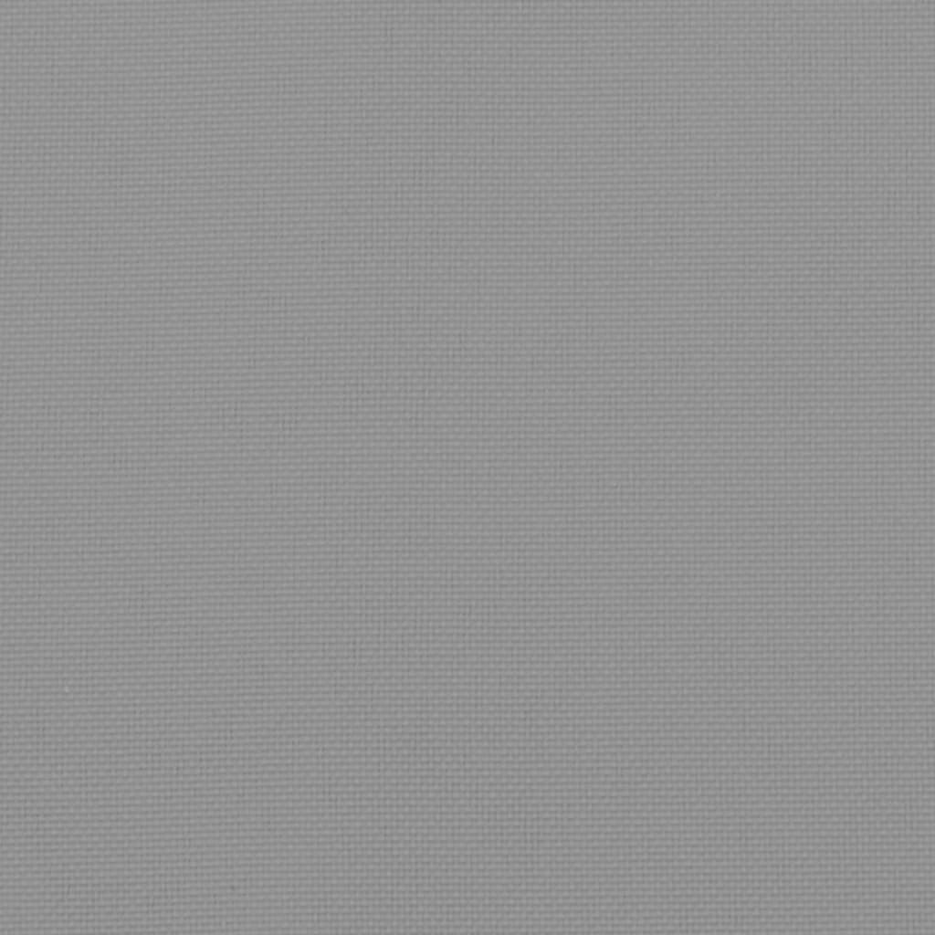 vidaXL Almofadão p/ sofá paletes 60x60x12 cm tecido cinzento