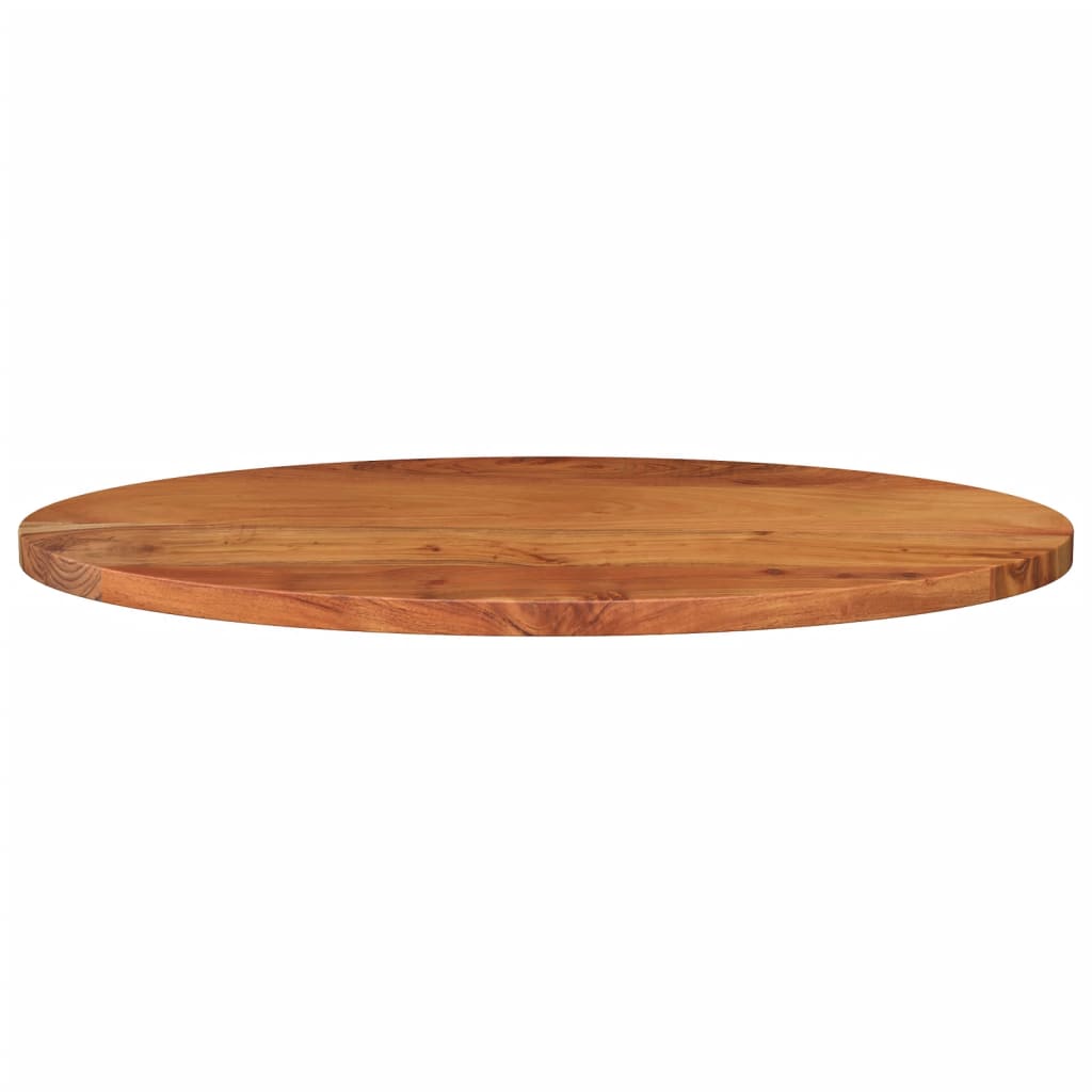 vidaXL Tampo de mesa oval 140x60x3,8 cm madeira de acácia maciça