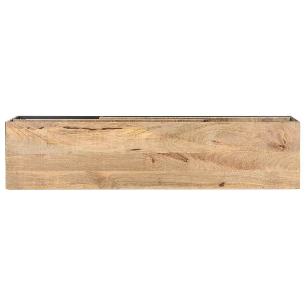 vidaXL Móvel de TV 130x30x45 cm madeira de mangueira áspera