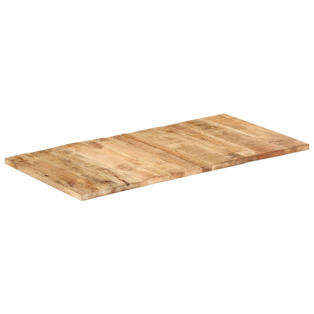 vidaXL Tampo de mesa 25-27 mm 120x60 cm madeira de mangueira maciça