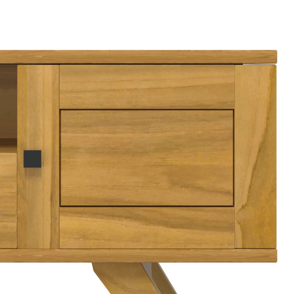 vidaXL Móvel de TV 110x30x50 cm madeira de teca maciça
