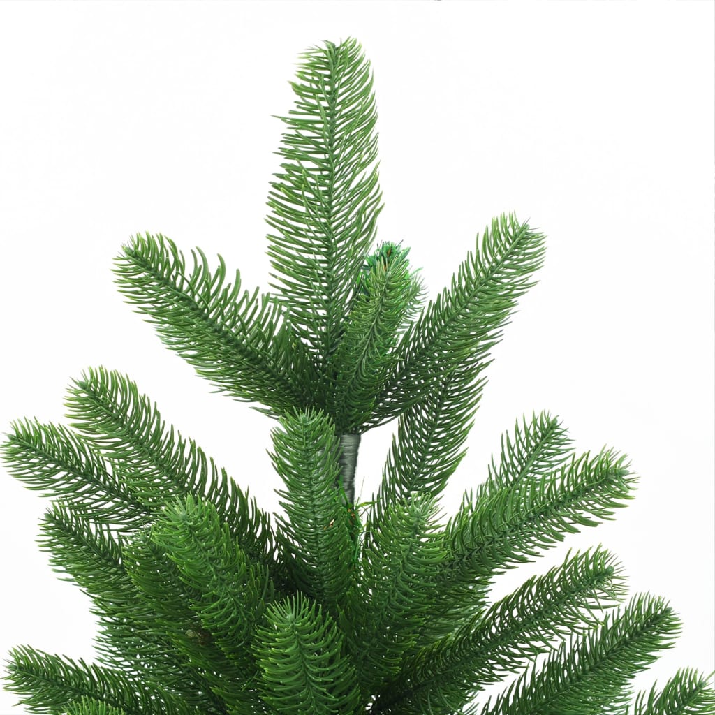 vidaXL Árvore Natal artificial pré-iluminada 210 cm verde