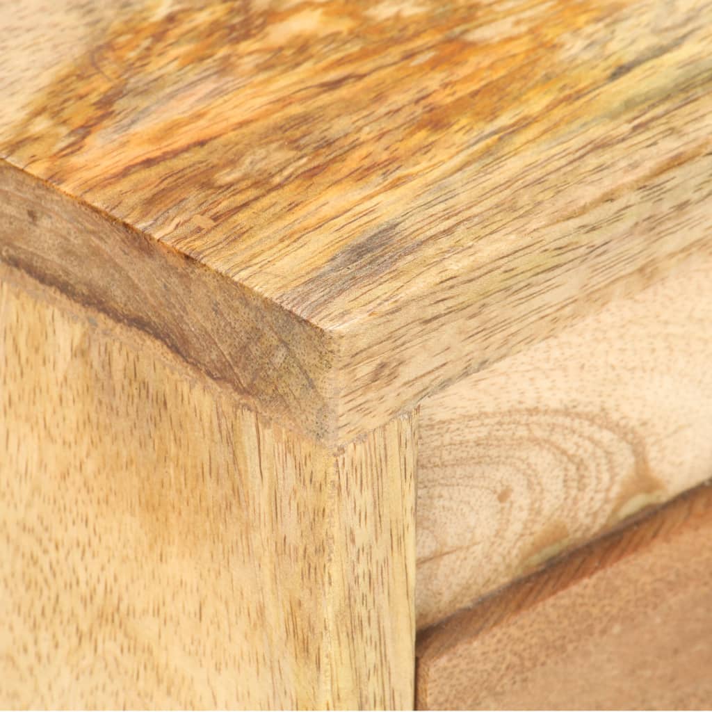 vidaXL Mesa de cabeceira 40x30x45 cm madeira de mangueira maciça