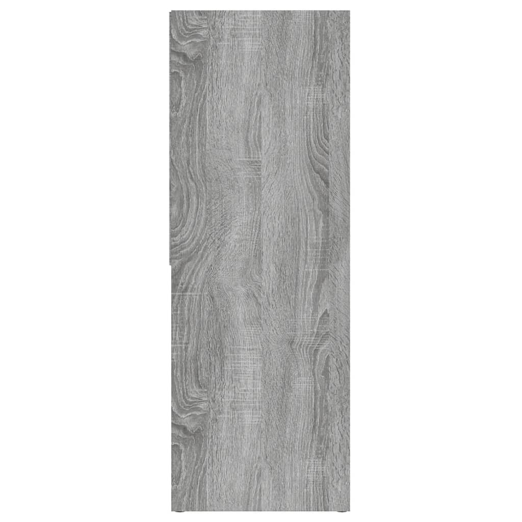 vidaXL Estante 67x24x161 cm derivados de madeira sonoma cinza
