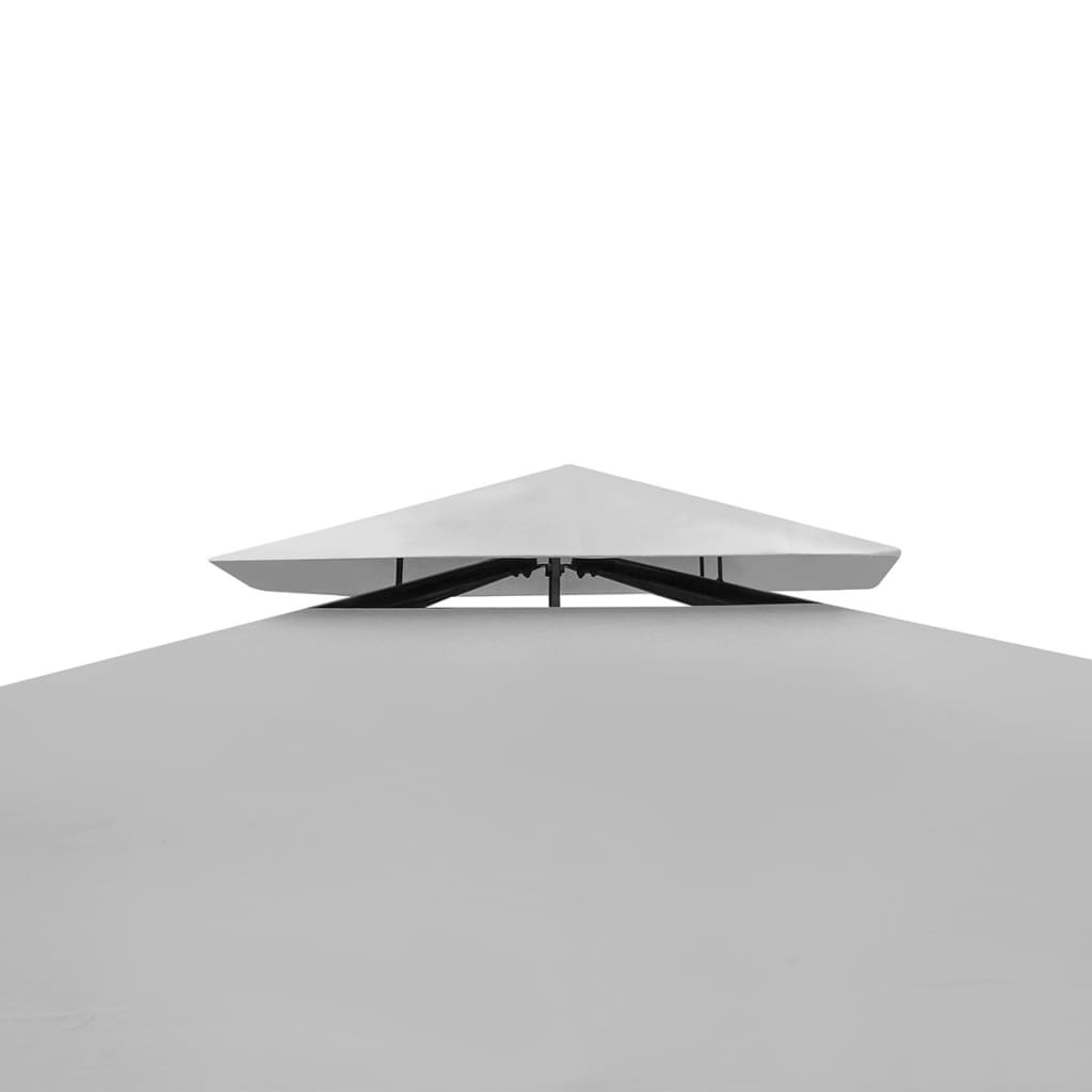 vidaXL Gazebo com telhado 3 x 4 m branco creme