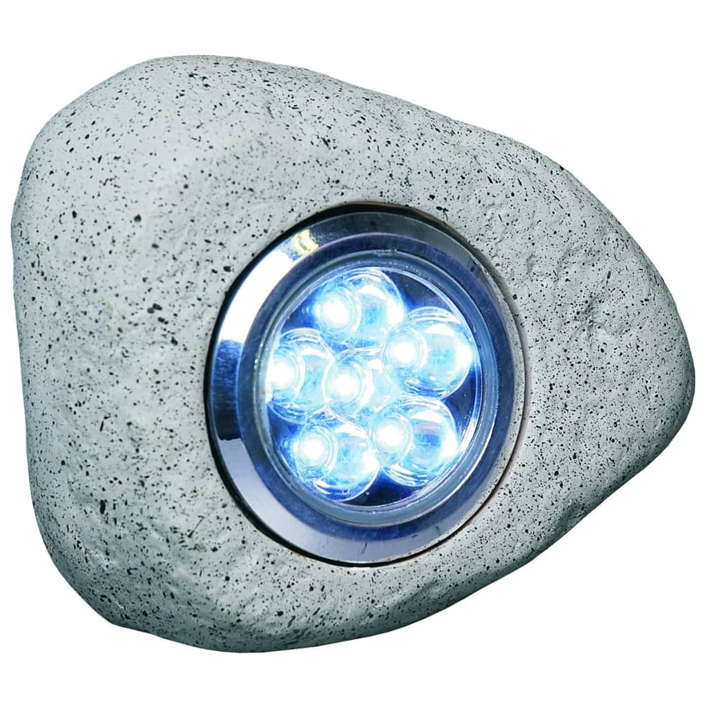 Smartwares Pedras LED p/ iluminação jardim 3 pcs 2,7 W cinzento RS306