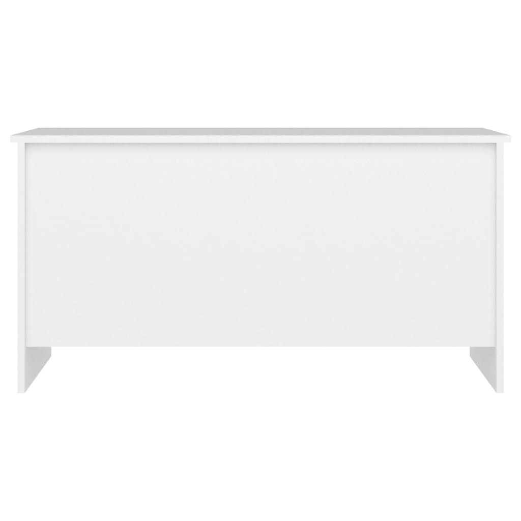 vidaXL Mesa de centro 102x55,5x52,5 cm madeira processada branco