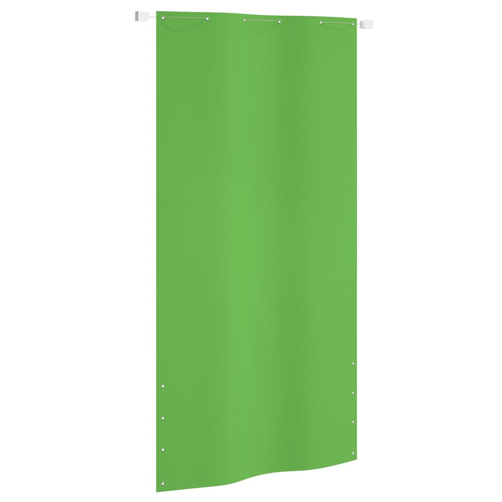 vidaXL Tela de varanda 120x240 cm tecido oxford verde-claro