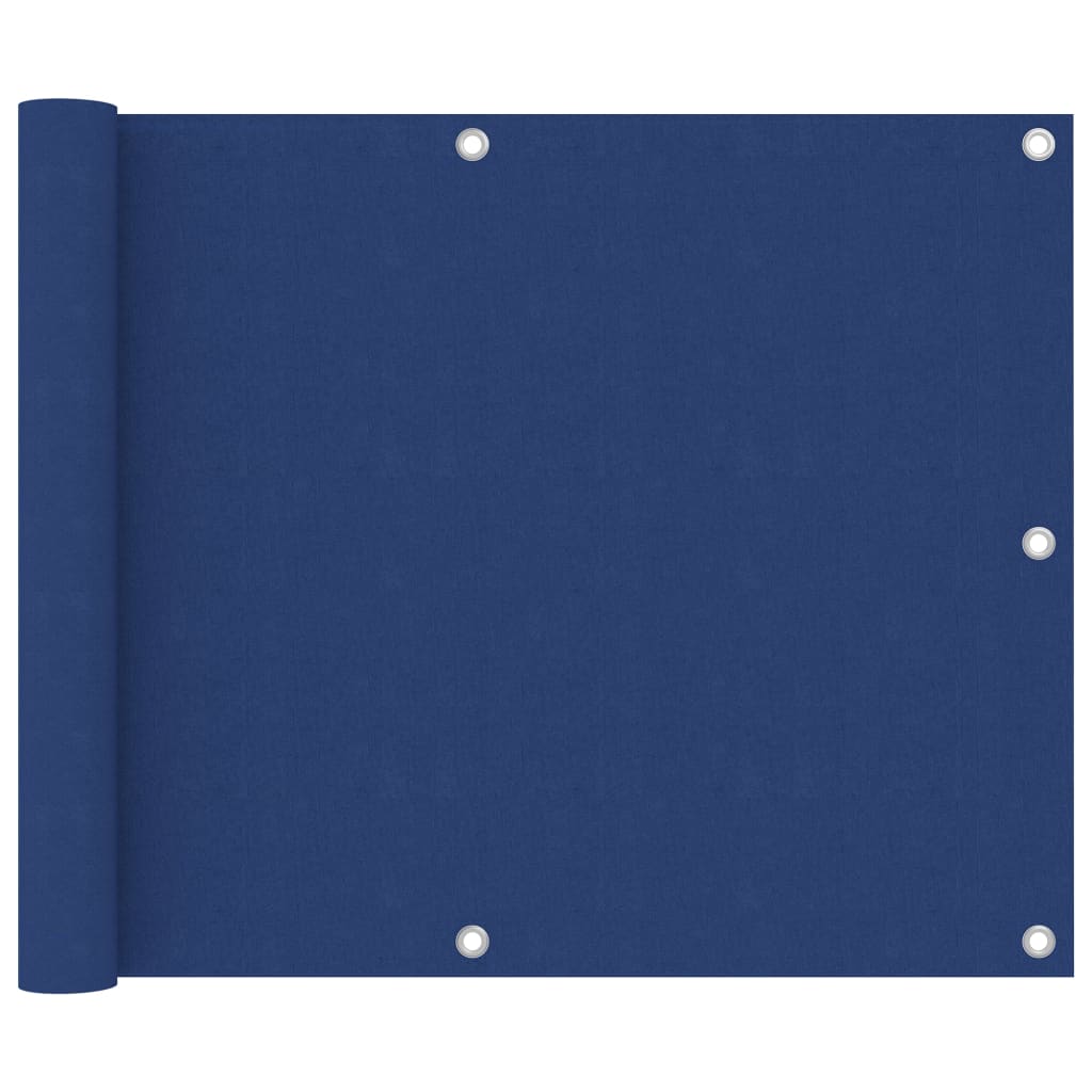 vidaXL Tela de varanda 75x600 cm tecido Oxford azul