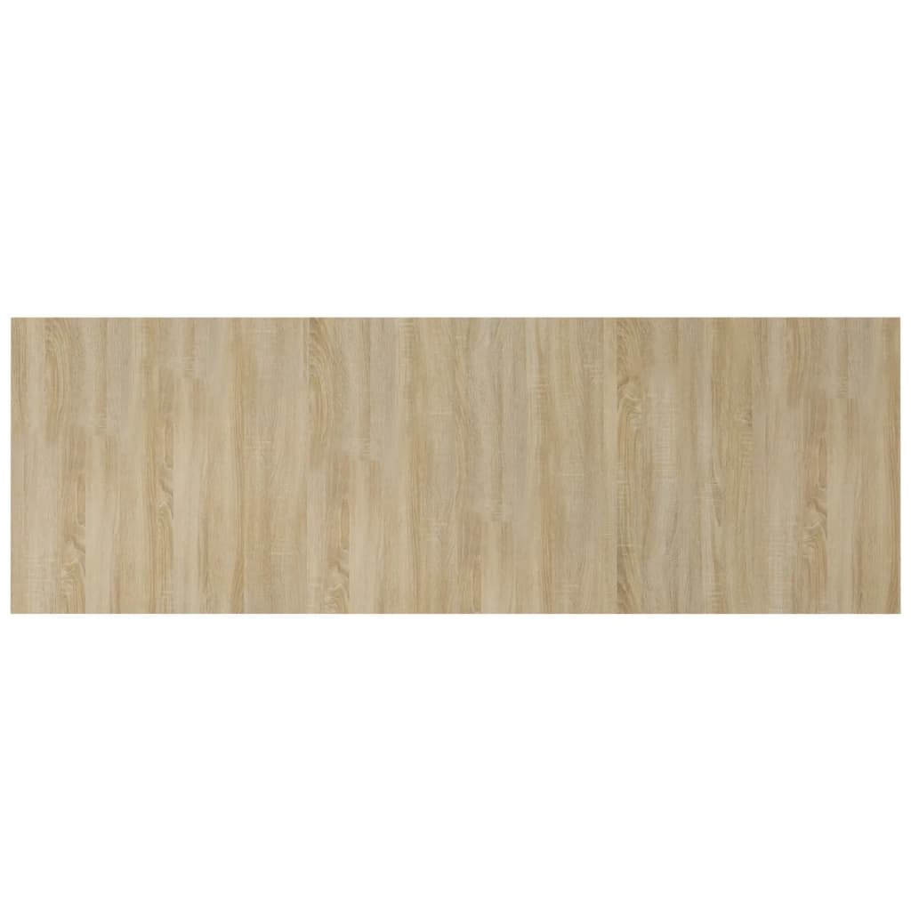 vidaXL Cabeceira parede 240x1,5x80cm derivados madeira carvalho sonoma