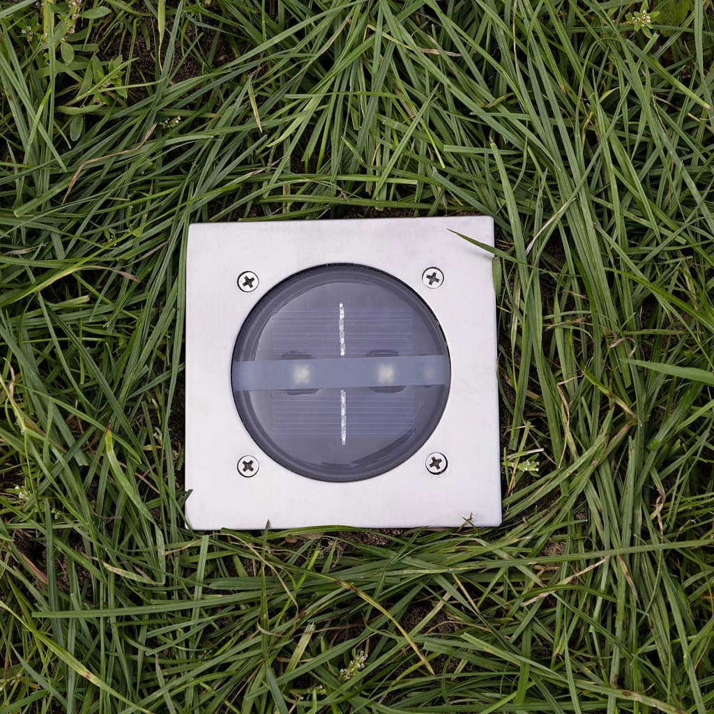 Ranex Holofote solar quadrado 0,12 W prateado 5000.198