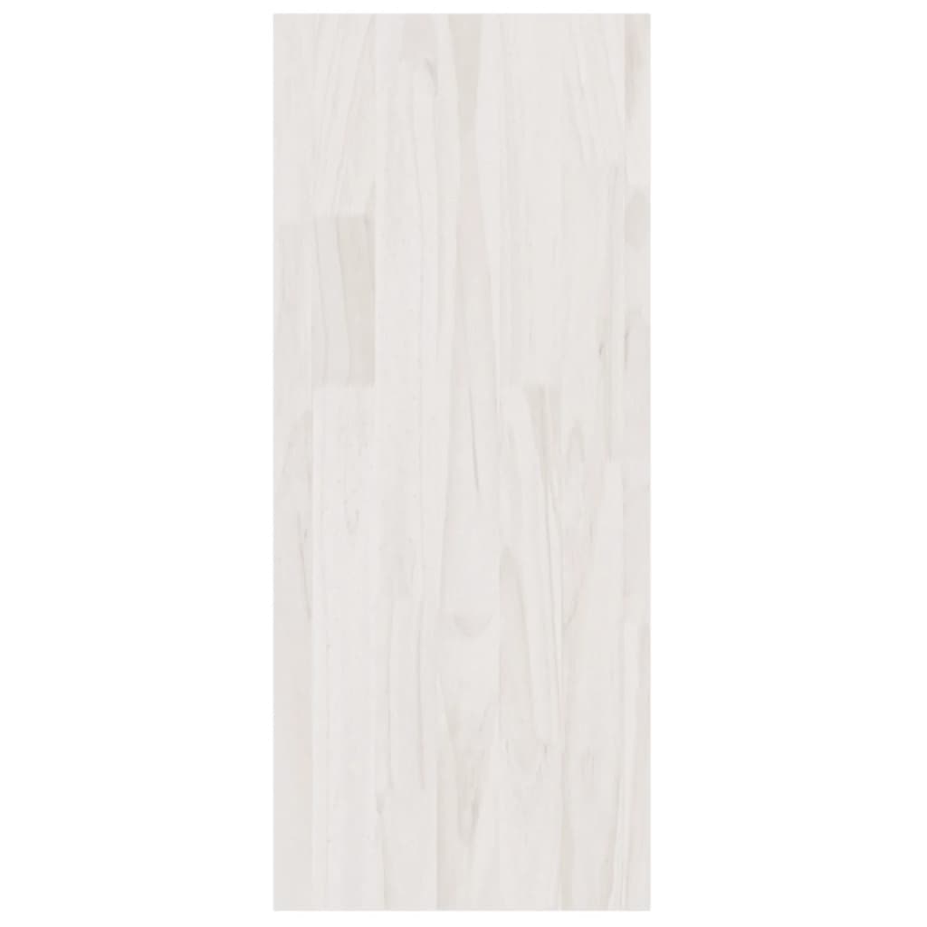 vidaXL Estante/divisória 100x30x71,5 cm madeira de pinho branco