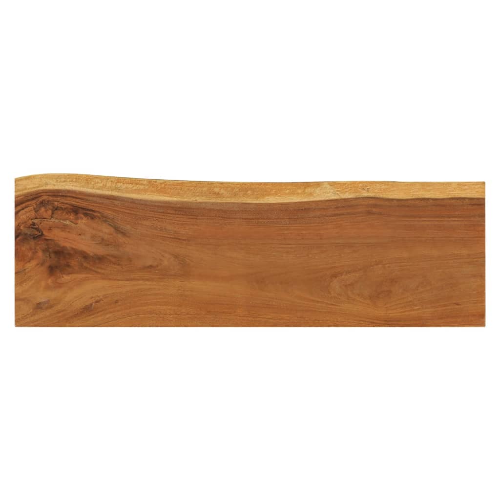vidaXL Mesa consola em madeira de árvore da chuva 110x35x75 cm