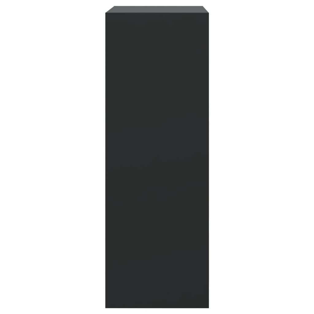 vidaXL Sapateira 60x34x63,5 cm derivados de madeira preto