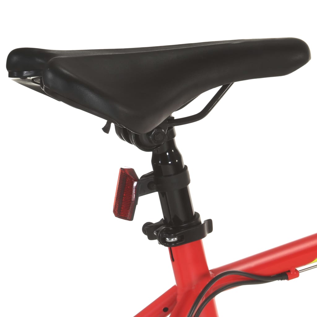 vidaXL Bicicleta de montanha 21 velocidades roda 27,5" 50 cm vermelho