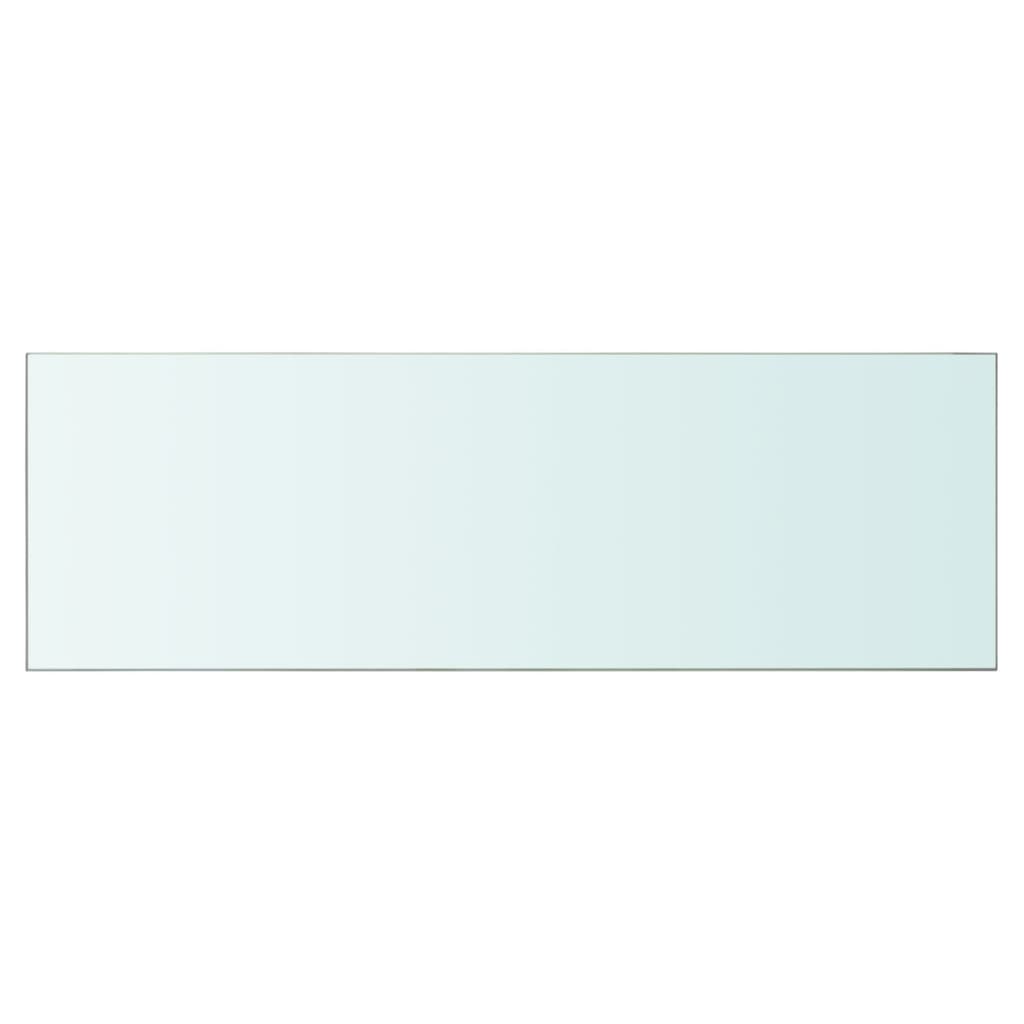 vidaXL Prateleira de vidro 90x30 cm transparente