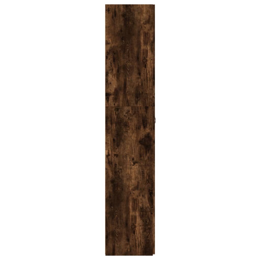 vidaXL Sapateira 80x35,5x180 cm derivados de madeira carvalho fumado