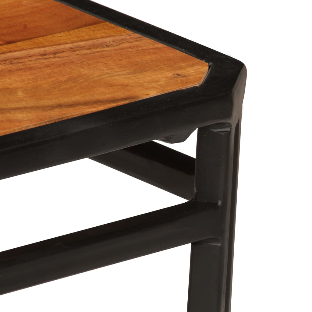 vidaXL Cadeiras de jantar 2 pcs madeira de acácia maciça