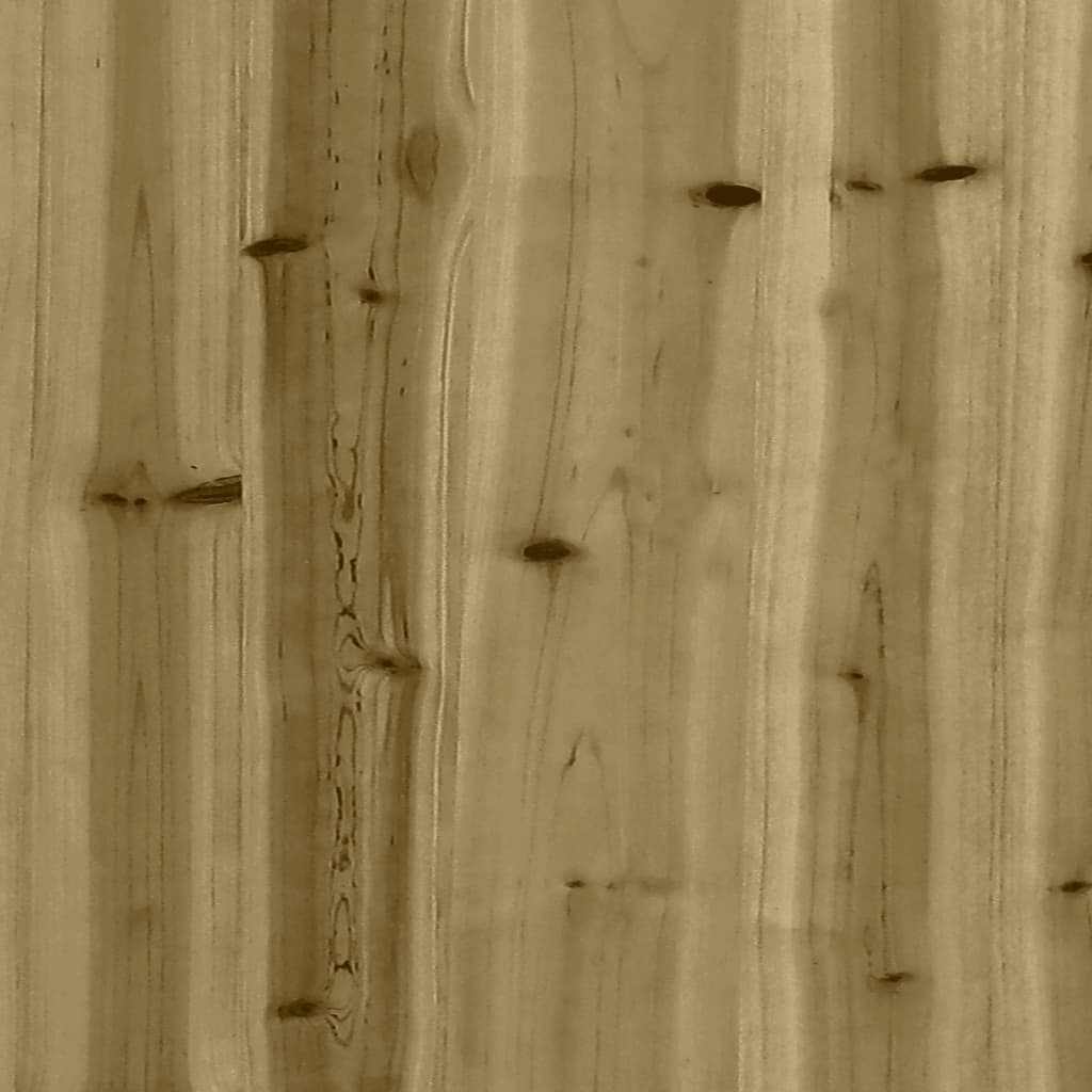 vidaXL Sofá de jardim 79x60x62 cm madeira de pinho impregnada